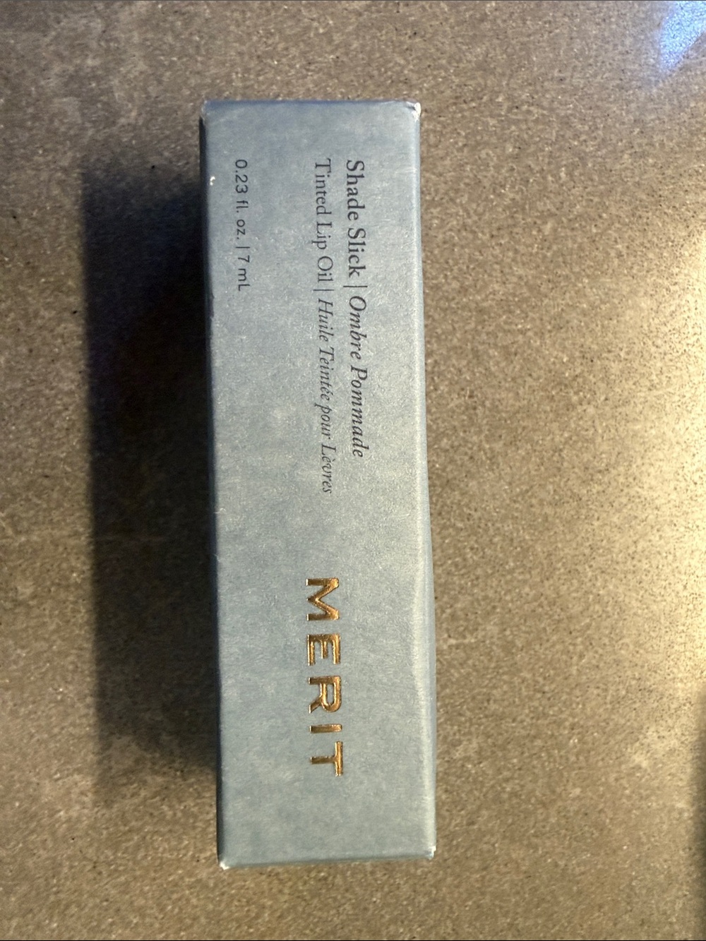 MERIT Shade Stick Tinted Lip Oil - Blue Packaging